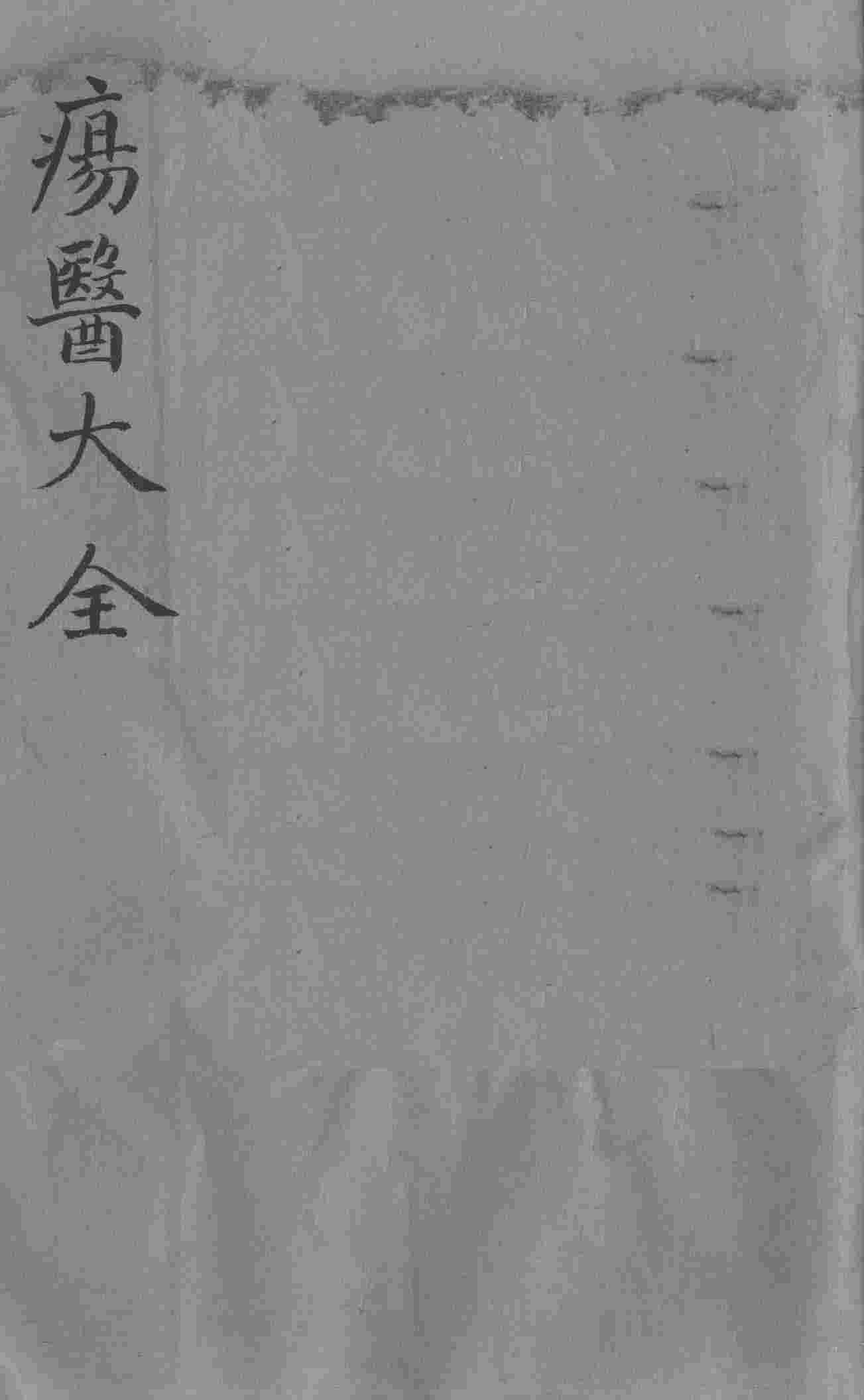疡医大全  卷34